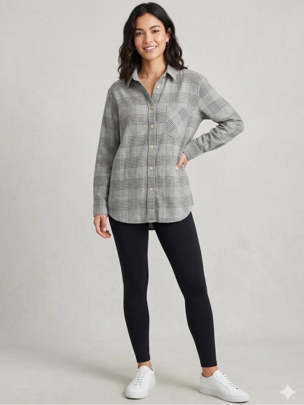 J.Crew Re-Imagined Classic Plaid Flannel Button Down Shirt - Size 14